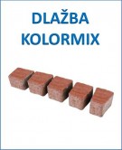 betónové ploty, dlažba Kolormix