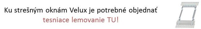 lemovanie velux