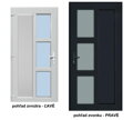 Dvere EKO D6 Antracit/Orech