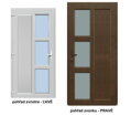 Dvere EKO D6 Antracit/Orech