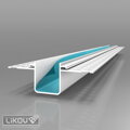 LBP PVC bosážna lišta 2,5 m