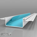LBP PVC bosážna lišta 2,5 m