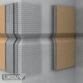 LBP-V1 vonkajší bosážny tkaninový roh