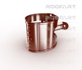 Roofart PRELAQ objímka zvodovej rúry široká