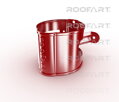 Roofart PRELAQ objímka zvodovej rúry široká