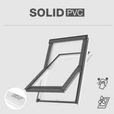 okno rooflite Solid PVC