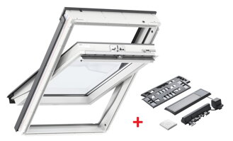 Balíček VELUX GLU Štandard Plus + solárny pohon KSX 