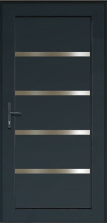 Dvere EKO D5 Antracit/Orech