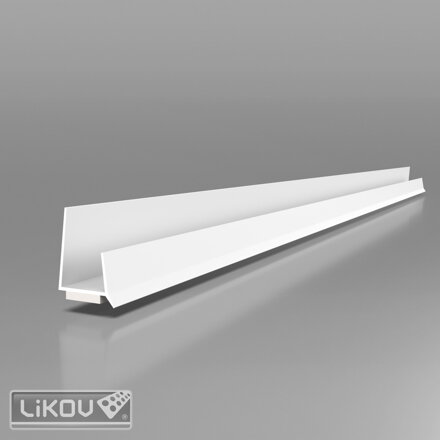 G-EFL lišta PVC lemovacia s krycou lamelou