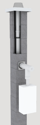 Komín SimpleGas + plast DN80