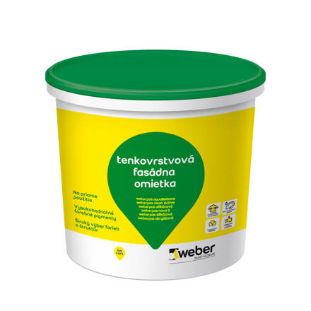 Fasádna omietka Weberpas Clean Active 25 kg