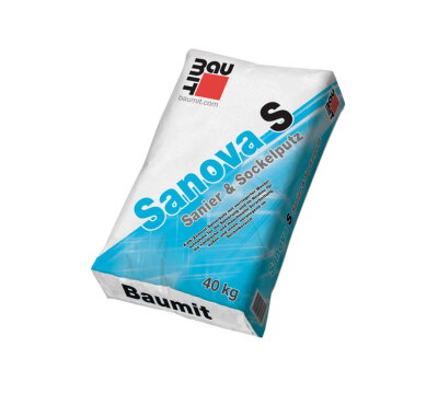 Sanačná omietka Sanova S 40 kg Sanačná omietka Sanova S 40 kg