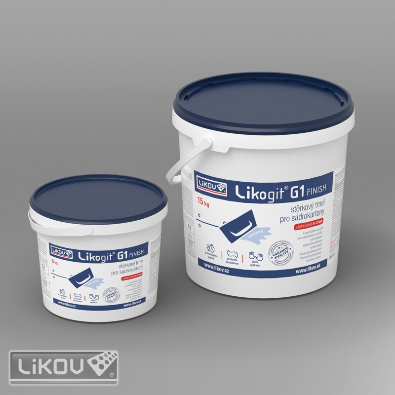 Tmel na sadrokartón LIKOGIT G 5 a 15kg Tmel na sadrokartón LIKOGIT G 5 a 15kg