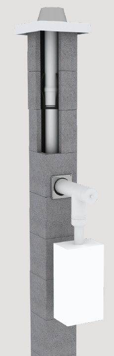 Komín SimpleGas + plast DN80 Komín SimpleGas + plast DN80
